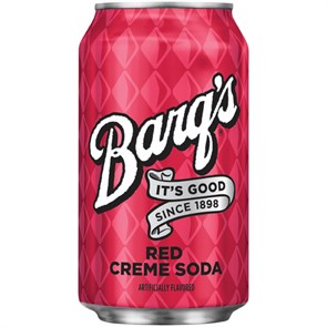 Barg's red creme soda напиток газированный 355 мл