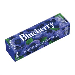 Lotte Blueberry жевательная резинка со вкусом голубики 78,1 гр