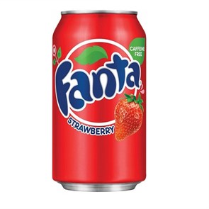 Fanta Strawberry напиток газированный со вкусом клубники 355 мл