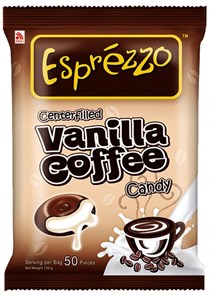 Esprezzo Vanilla Coffee Candy Леденцы кофейные с ванильной начинкой 150 гр