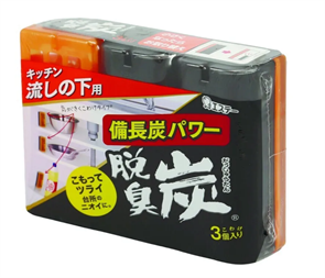 ST Dashu-Tan Поглотитель запахов для шкафов на кухне угольный 55 гр Х 3 шт
