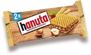 Hanuta Haselnuss вафельные печенье 44 гр