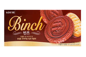 Lotte Binch печенье 102 гр