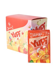 YUPI напиток растворимый со вкусом Персика 12 гр 91553 - фото 35607