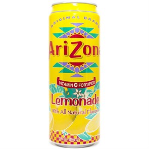 Arizona lemonade vitamin С напиток чайный со вкусом лимона 680 мл