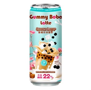 O's Bubble Gummy Boba Latte Brown Sugar напиток 470 мл