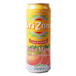 Arizona mucho mango ice tea напиток чайный негазированный со вкусом манго 680 мл