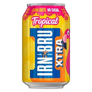 Irn Bru XTRA Tropical Напиток газированный 330мл