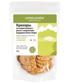 UFEELGOOD Рисовый крекер с водорослями нори 50 гр