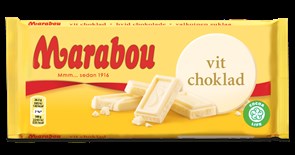 Marabou Vit Choklad белый шоколад 185 гр