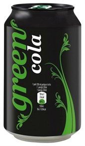 Green Cola напиток сильногазированный кола 250 мл