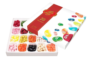 Jelly Belly жевательное драже ассорти 20 вкусов в подарочной упаковке 250 гр