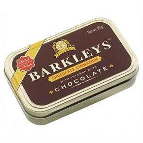 Barkleys chocolate cinnamon леденцы с шоколадом и корицей 50 гр
