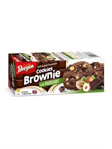 Bergen Brownie with Hazelnut печенье с кусочками шоколада и фундука 126 гр