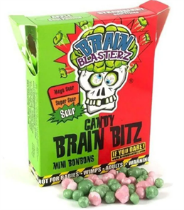 Brain Blasterz жевательные конфеты фруктовые 45 гр