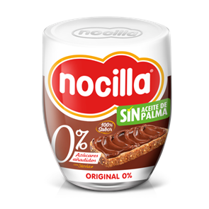 Nocilla Original 0% шоколадная паста с фундуком без пальмового масла, без сахара 190 гр