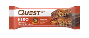 Chocolate caramel pecan Quest Hero Bar со вкусом Пекана в шоколадной карамели 60 гр