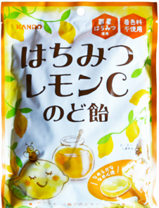 Kanro леденцы медовые с лимоном С без сахара 90 гр