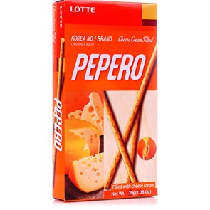 Pepero палочки с кремовой сырной начинкой 39 гр