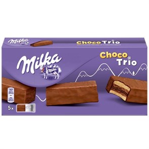 Milka Choco Trio печенье в шоколаде 150 гр