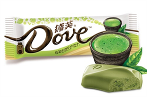 Dove шоколадный батончик со вкусом зеленого чая 45 гр.