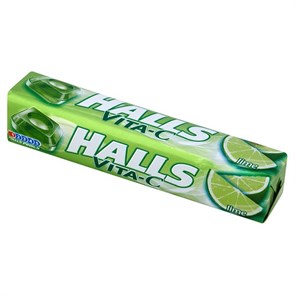 Halls Lime Flavor леденцы со вкусом лайма 34 гр