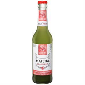 Seicha Matcha напиток натуральный на основе чая матча с соком грейпфрута 330 мл