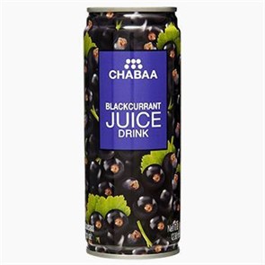 Chabaa Blackcurrant Juice апиток сокосодержащий со вкусом черной смородины 230 мл