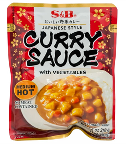 S&B Golden Curry соус с овощами среднеострый 210 гр