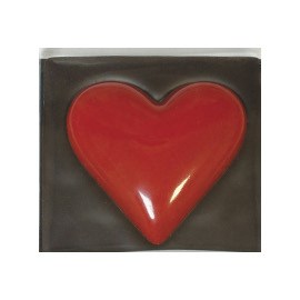 Chco Сердце красное молочный шоколад, 60 гр.
