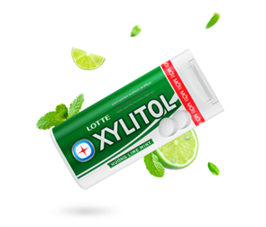 Lotte Xylitol Tablet Lime Mint жев. драже со вкусом лайма и мяты 21 гр
