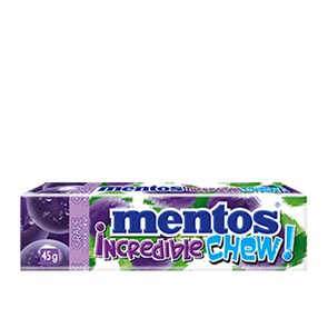 Mentos Incredible Chew Grape жевательные конфеты 45 гр