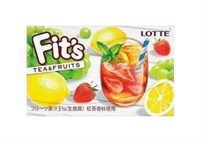 FIT'S Tea & Fruits жевательная резинка 24,6 гр