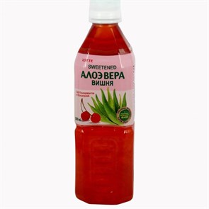 Lotte Aloe Vera Cherry напиток алое вера со вкусом вишни 500 мл