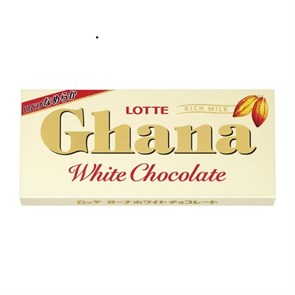 Ghana white chocolate белый шоколад 45 гр.