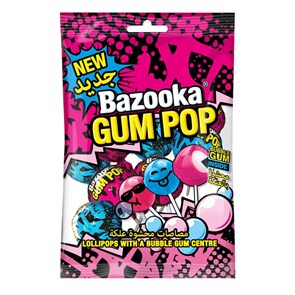 Bazooka Gum Pop леденцы с жевательной резинкой 140 гр
