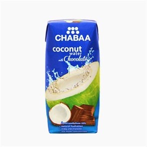 Chabaa Coconut Water With Chocolate вода кокосовая натуральная с шоколадом 230 мл