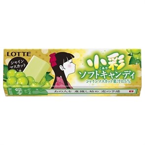 Lotte Koume Soft Candy жев. конфета со вкусом винограда и муската 54 гр