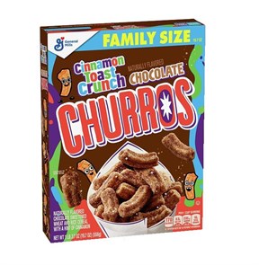 Churros Cinnamon Crunch сухой завтрак с корицей 337 гр