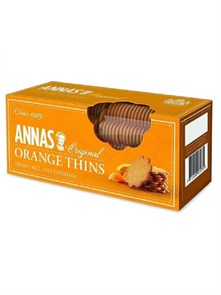 УДAnna's Original Orange Thins biscuits packet имбирное печенье апельсин 150 гр