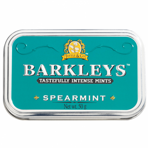 Barkleys spearmint леденцы мятные 50 гр