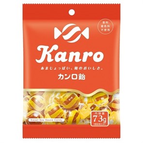 Kanro карамель со сладким соевым соусом 140 гр