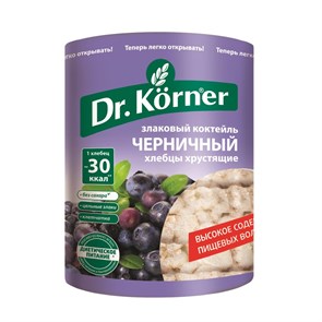 Dr. Korner Черничный злаковый коктейль хлебцы 100 гр.