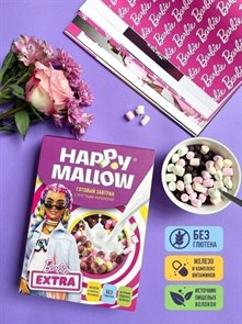 Сухой завтрак с маршмеллоу Хеппи Маллоу Барби 240 грамм / Happy Mallow Barbie 240 g