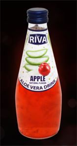 Riva aloe vera apple напиток газированный 0,29 л.