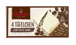 Sarotti Mini шоколад молочный с кофе и белым шоколадом 100 гр