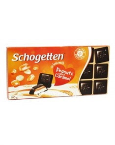 Schogetten Peanut & Salted Caramel Молочный шоколад Арахис-Карамель 100гр