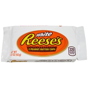 Reese's White Peanut Butter Cups белый шоколад арахисовая паста 42 гр