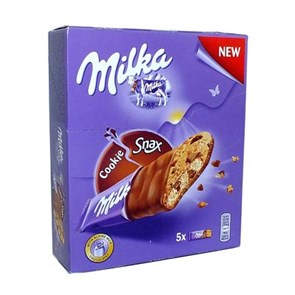 УДMilka Cookie Snax печенье в шоколаде 137,5 гр