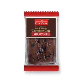 Eurocake Chocolate Chip Brownie кекс шоколадный 70 гр